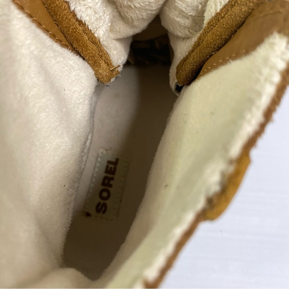 Sorel Kinetic Caribou Boot Womens Tawny suede Waterproof Insulated size 7 camel - Picture 13 of 13